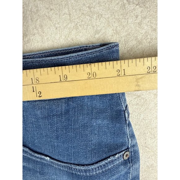 James Jeans Women's Leggy Ankle Curvy Flutter Denim Blue Plus Size 20 NEW USA - Picture 5 of 10